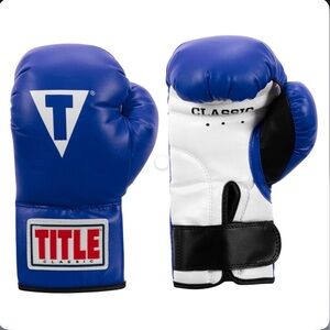 Title Boxing Classic Youth Boxing Gloves 2.0 Size 16 Blue White Black – NEW
